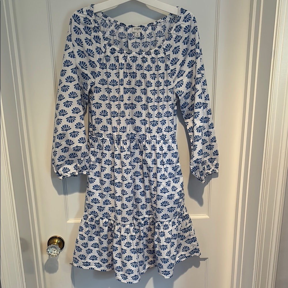 J Crew Factory wide scoop neck / off the shoulder above the knee dress
